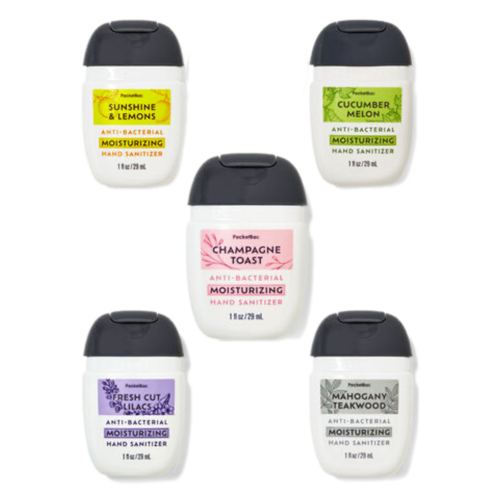 Bath and Body Works Moisturizing PocketBac Hand Sanitizers 5-Pack