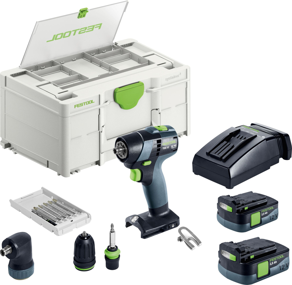 Аккумуляторная дрель-шуруповёрт TXS 12 2,5-Set FESTOOL 576874