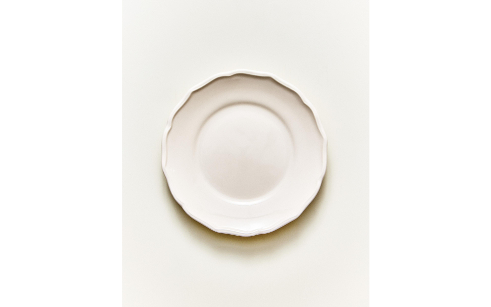 Zara Home тарелка из фаянса, цвет бежевый, 16 см