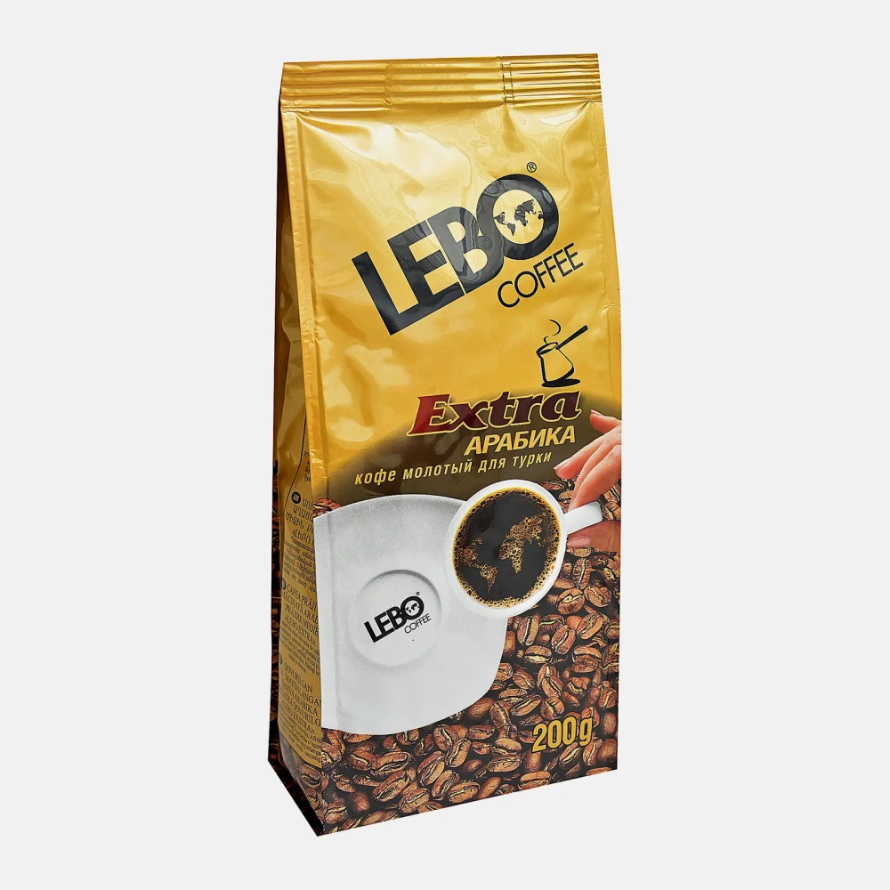 Молотый кофе Extra Арабика Lebo 200г