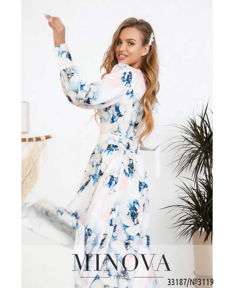 Платье 3119-пудра Minova