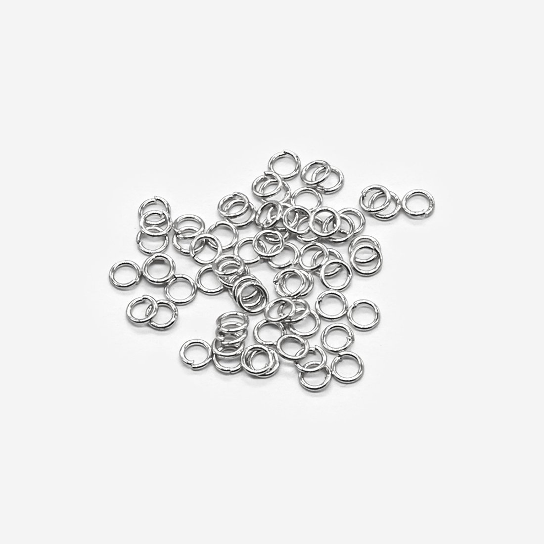 Колечки соединительные 2,5мм, толщина 0,4мм, родирование