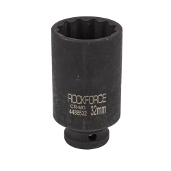 Головка ударная глубокая 32мм (12гр.), 1/2'' RockForce RF-4488532