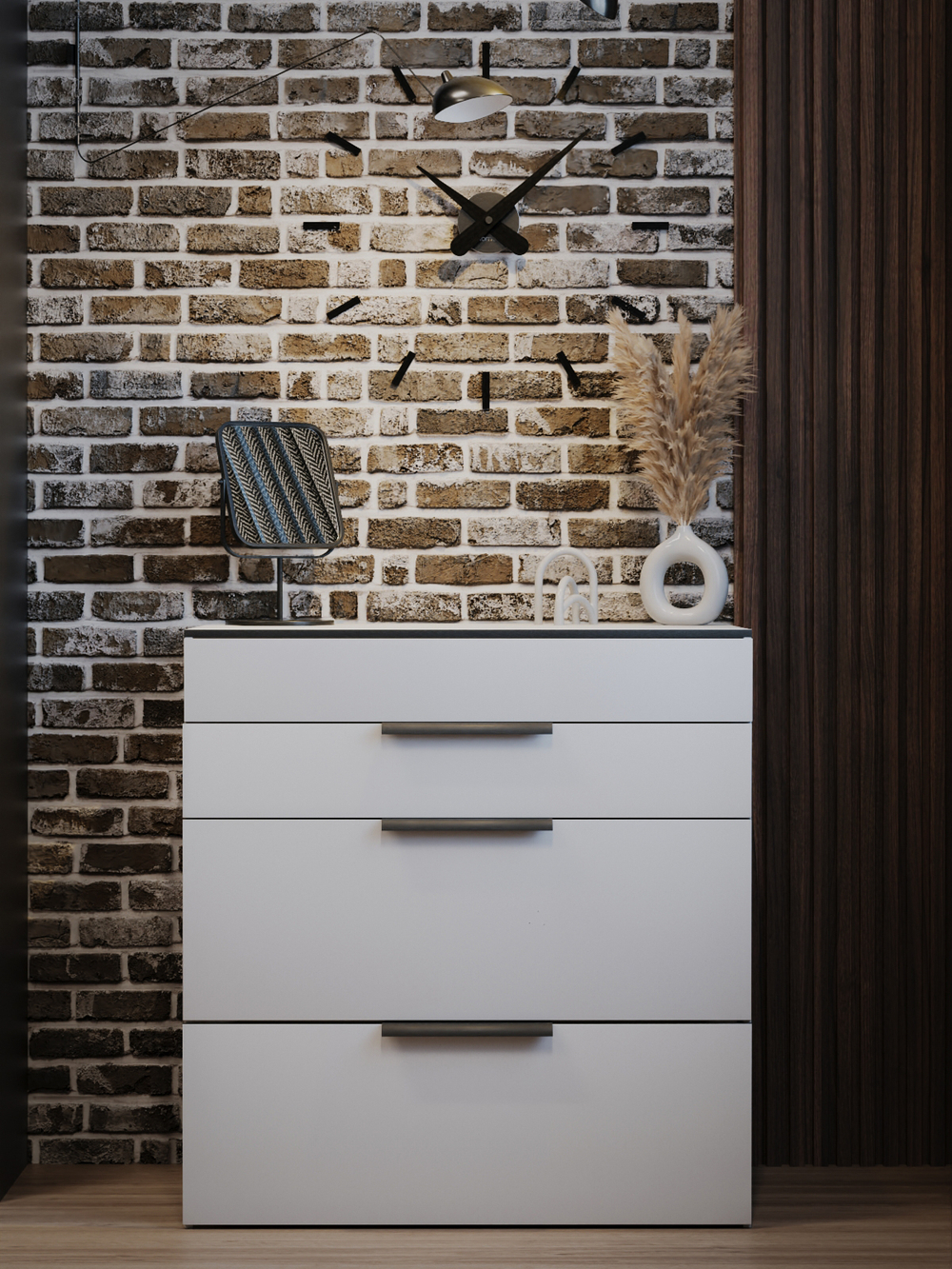 Туалетный столик-комод трансформер с зеркалом