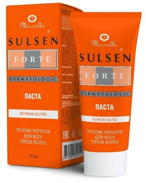 Mirrolla Сульсен Форте паста против перхоти 75 мл
