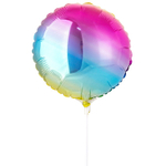 Шар фольгированный Круг 23 см (Ассорти)