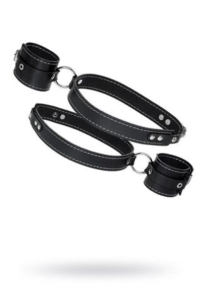 Бондажная система Pecado BDSM, для фиксации рук к ногам, натуральная кожа, черная
