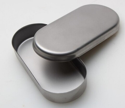 Лоток с крышкой Арт.35138 овальный металл