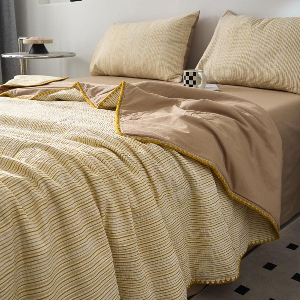 ZEPHYR HOME КПБ Полуторка (с одеялом) Желтый