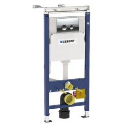 Инсталляция для унитаза GEBERIT Платтенбау Duofix UP100 (клавиша Delta, хром) 458.122.21.1