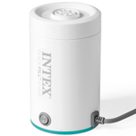 Насос электрический Intex 66646 Quick-Fill 220V / Электронасос Интекс от розетки для надувных матрасов, кроватей и бассейнов