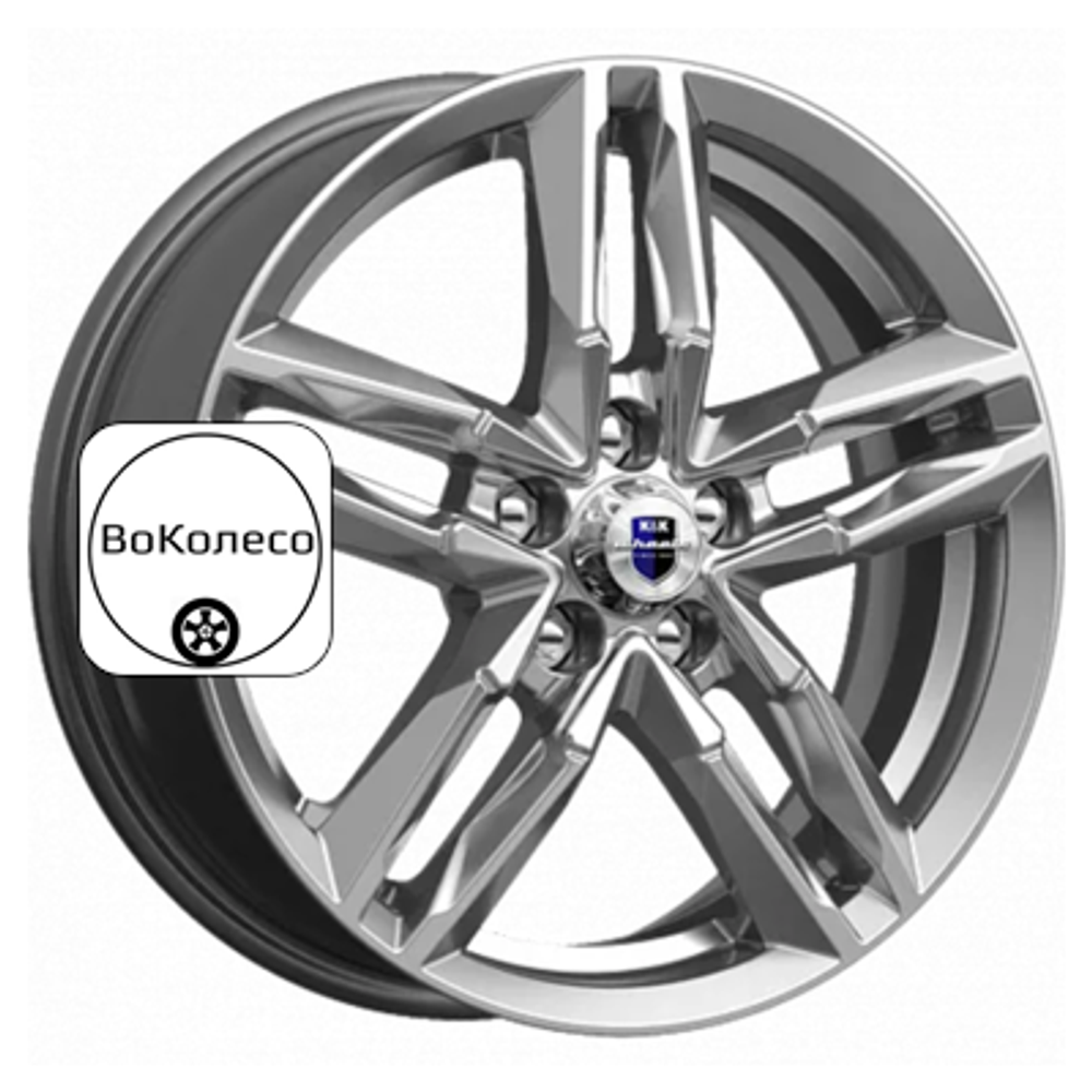 6x16/5x110 ET45 D63,35 Sayan (КС731M) Дарк платинум K&K