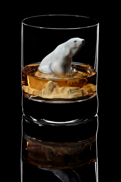 Подарочный набор. Бокалы для виски "Два друга" в футляре из ореха. Новая коллекция.