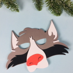 Маска «Волк», пвх