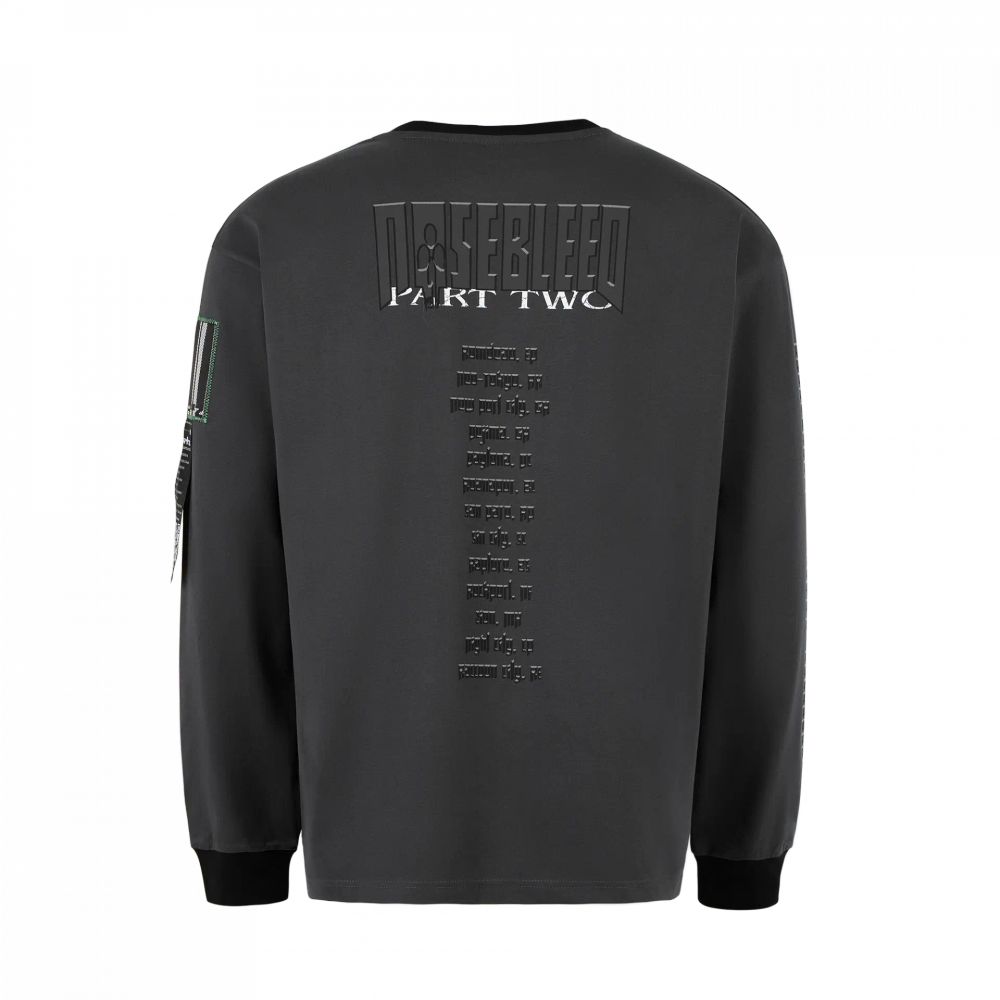 Лонгслив Heartz Part-Two:Dark Boxy Серый