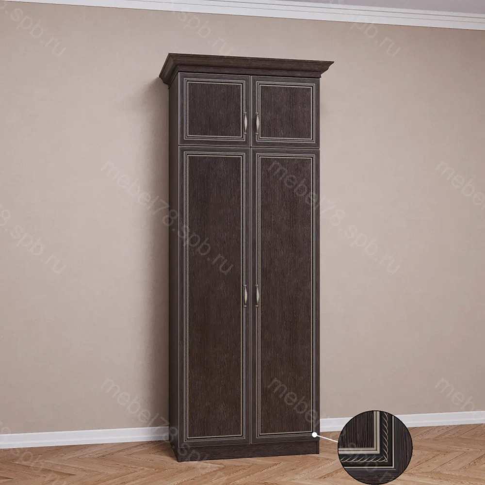 Шкаф распашной с антресолью 2/1