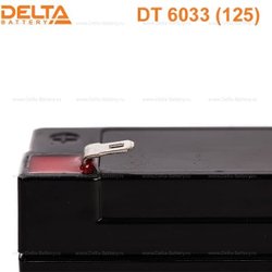 Аккумуляторная батарея Delta DT 6033 (125) (6V / 3.3Ah)