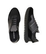 Кожаные кроссовки Emporio Armani - черный(X4X616 XN632)