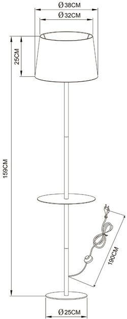 Торшер Arte Lamp