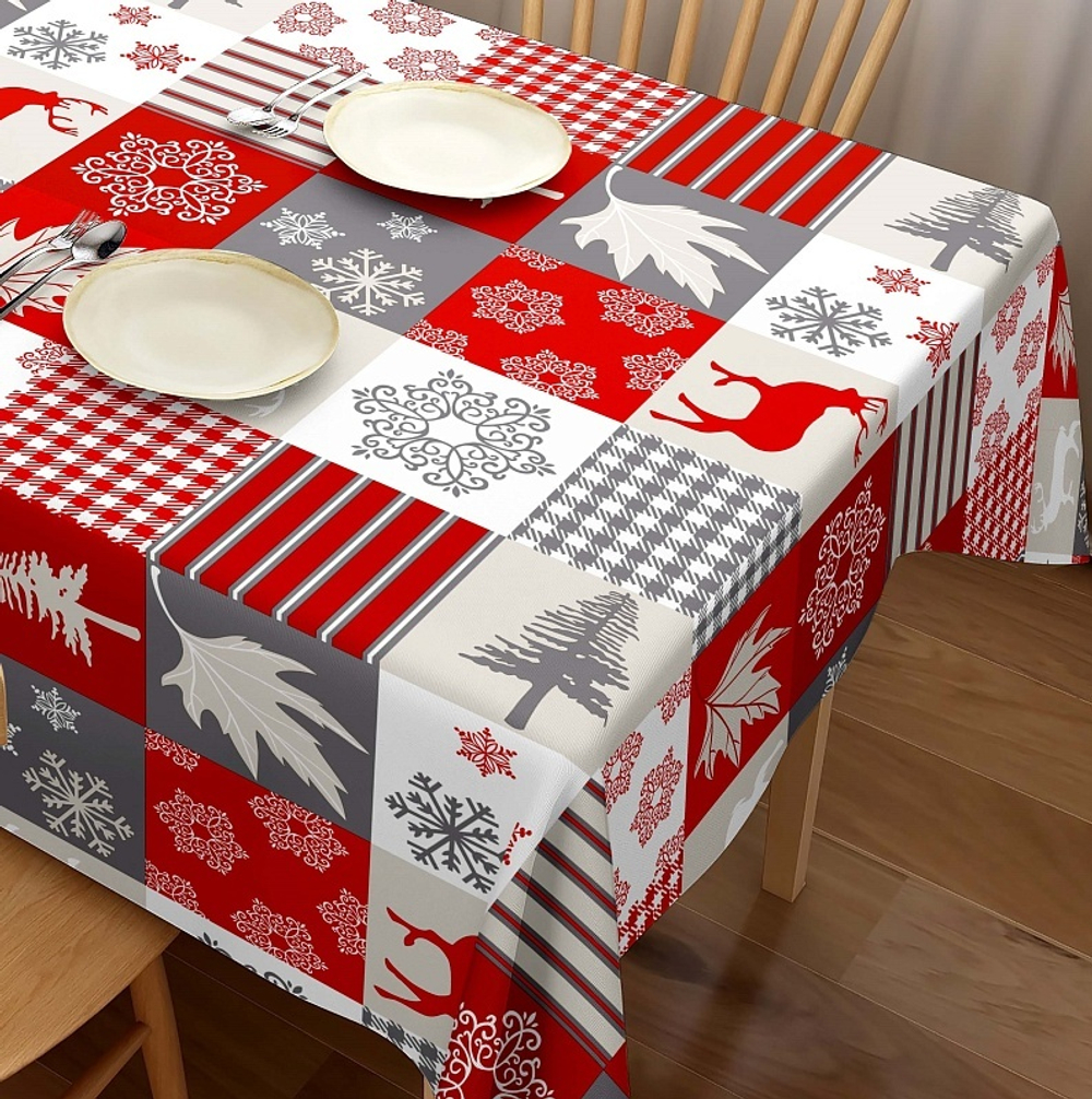 Клеенка GRACE ткань с пвх покрытием 1,4х20м STS5514-1