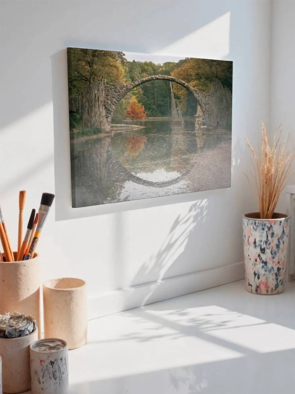 Картина на стену 40 X 50 Пейзаж мост