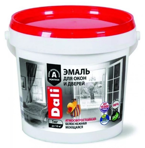 Эмаль акрил для окон и дверей 3 кг Dali