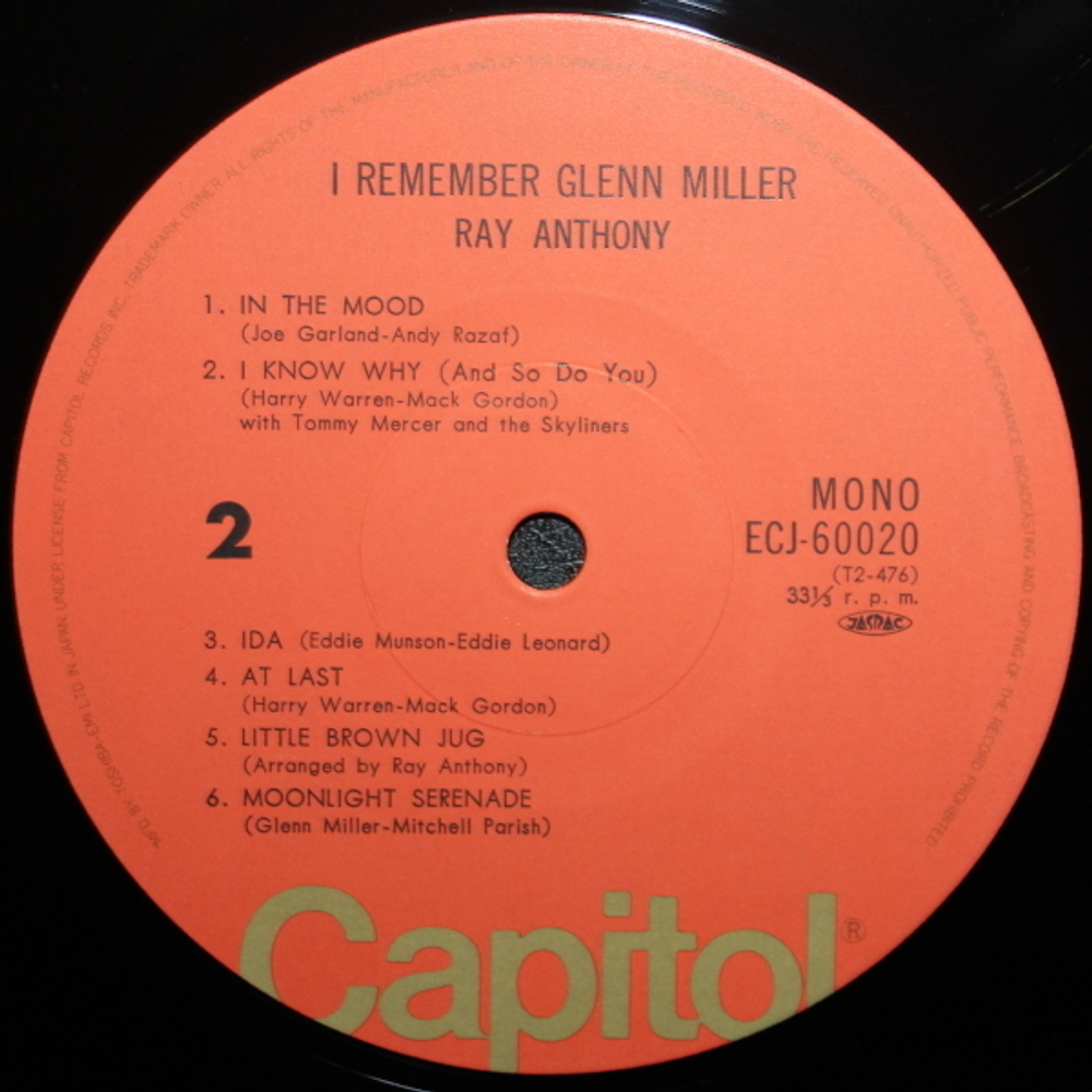 Ray Anthony / I Remember Glenn Miller (LP)