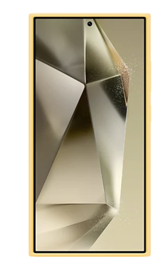 Чехол-накладка Silicone Case S24 Ultra (Желтый)