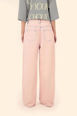 Джинсы (Как у Керри), розовые