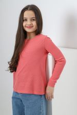 Джемпер для девочки Лонг-1 Виотекс КОРАЛЛОВЫЙ