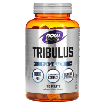 NOW Foods Sports Tribulus 1000 mg 180 tablets , Трибулус