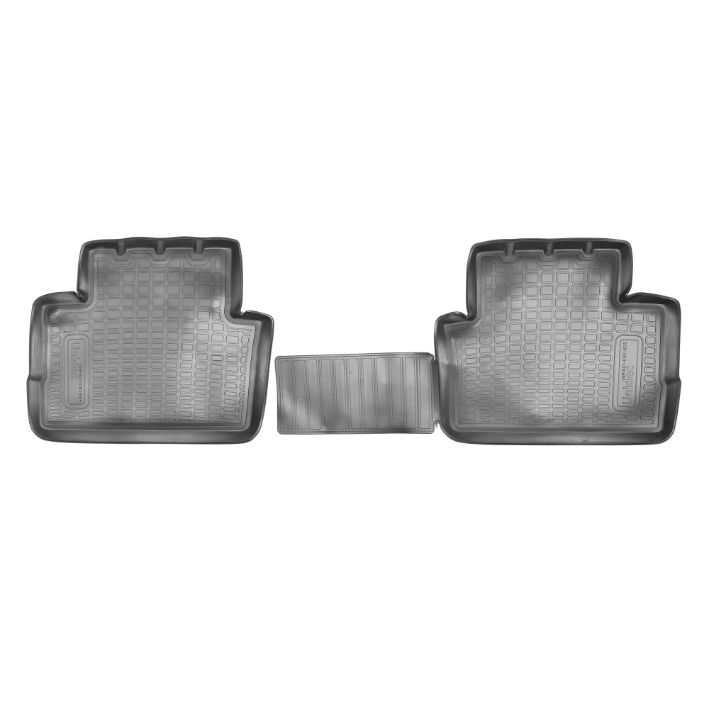 Ковры в салон Norplast/Unidec для Nissan Qashqai в кузове J11 (2014-), Черный, задние, арт.NPA01-C61-605