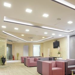 Светильник светодиодный встраиваемый ЭРА LED 12-36-6K квадратный регулируемый 36Вт 6500K | Downlight