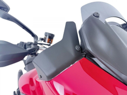 WRS Дефлекторы боковые (комплект 2шт) Ducati Multistrada V2 (2025 + ) черные матовые DU038NO