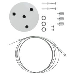 Светильник LED ЭРА Geometria SPO-163-W-40K-050 Quadro 50Вт 4000К 5000Лм IP40 600*80 белый подвесной драйвер внутри