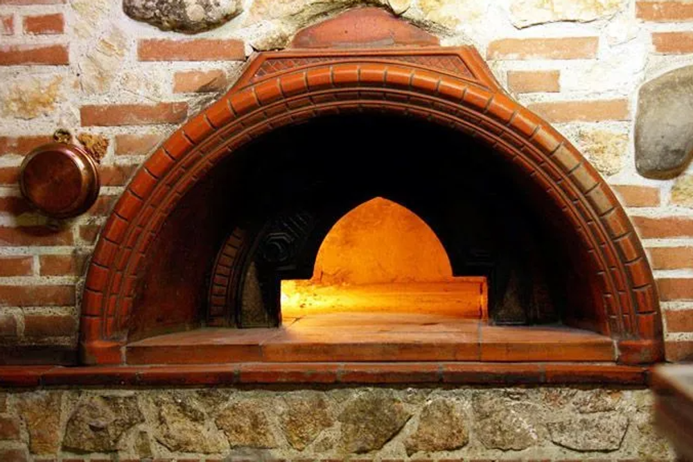 Печь для пиццы на дровах ALFA PIZZA SPECIAL PIZZERIA SFERA 120 (ГАЗ)