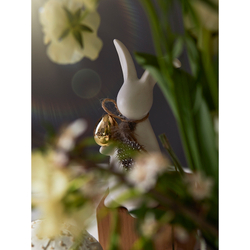 Декор пасхальный из фарфора easter bunny из коллекции essential, 7,7х6,9x17 см