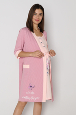 Пижама женская сорочка+халат 0202