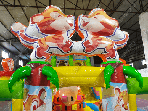 Коммерческий батут "Тигриная страна Экстра", 10*5*5 м