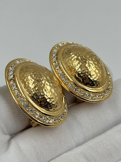 Клипсы с кристаллами Christian Dior