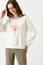 22714 Джемпер женский (молочный)