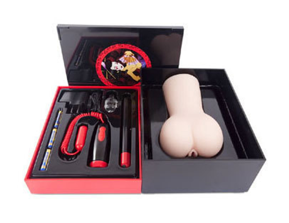 Реалистичная вагина-мастурбатор с вибрацией и функцией подогрева Geisha Funayado