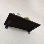 Настенные полки из натурального дерева в стиле Лофт