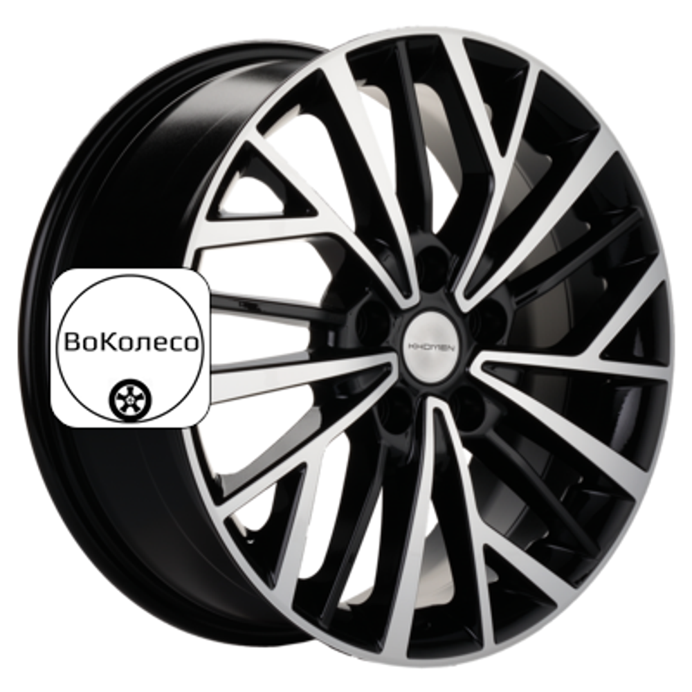 6,5x17/5x108 ET33 D60,1 KHW1722 (Chery/Exeed) Black-FP Khomen Wheels
