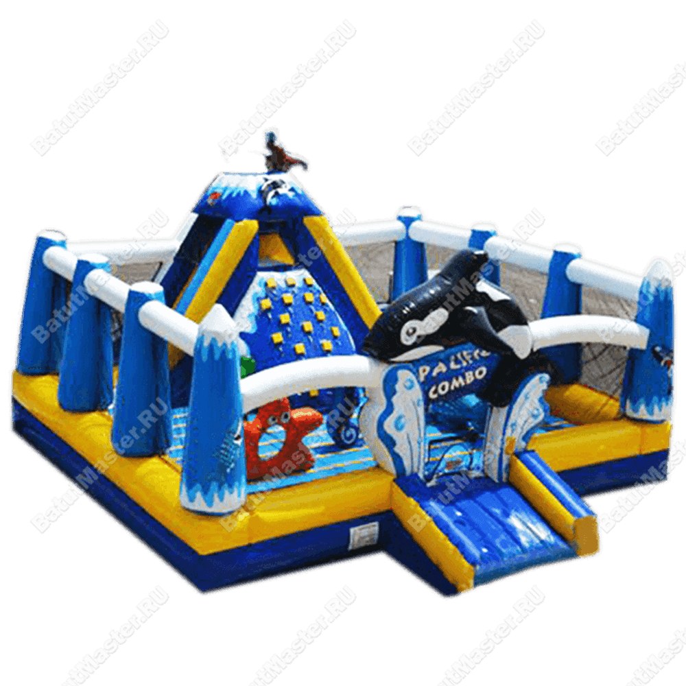 Коммерческий надувной батут "Океан"