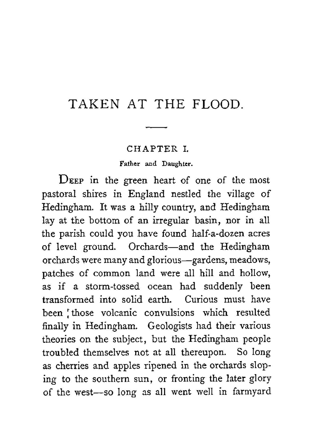 Taken at the flood: a novel | Mary Elizabeth Braddon