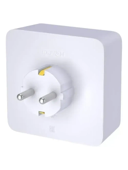 Разветвитель для розетки четверник ФОТОН 16А с заземлением