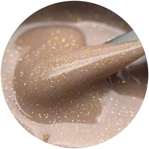 Гель моделирующий камуфлирующий с блестками №102 15мл