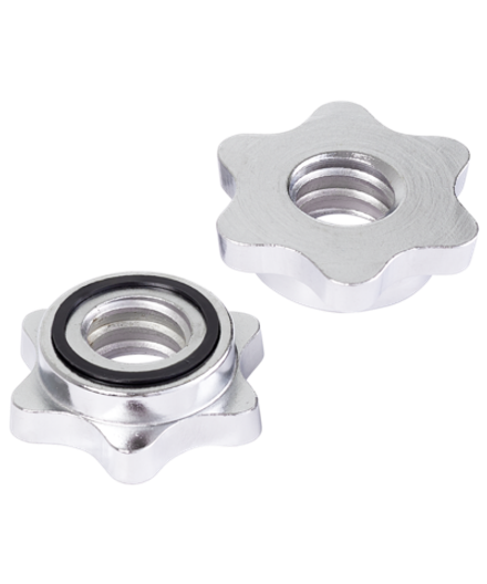 Замки для грифа BB-108, d=26 мм, металлические, хромированный, 2 шт