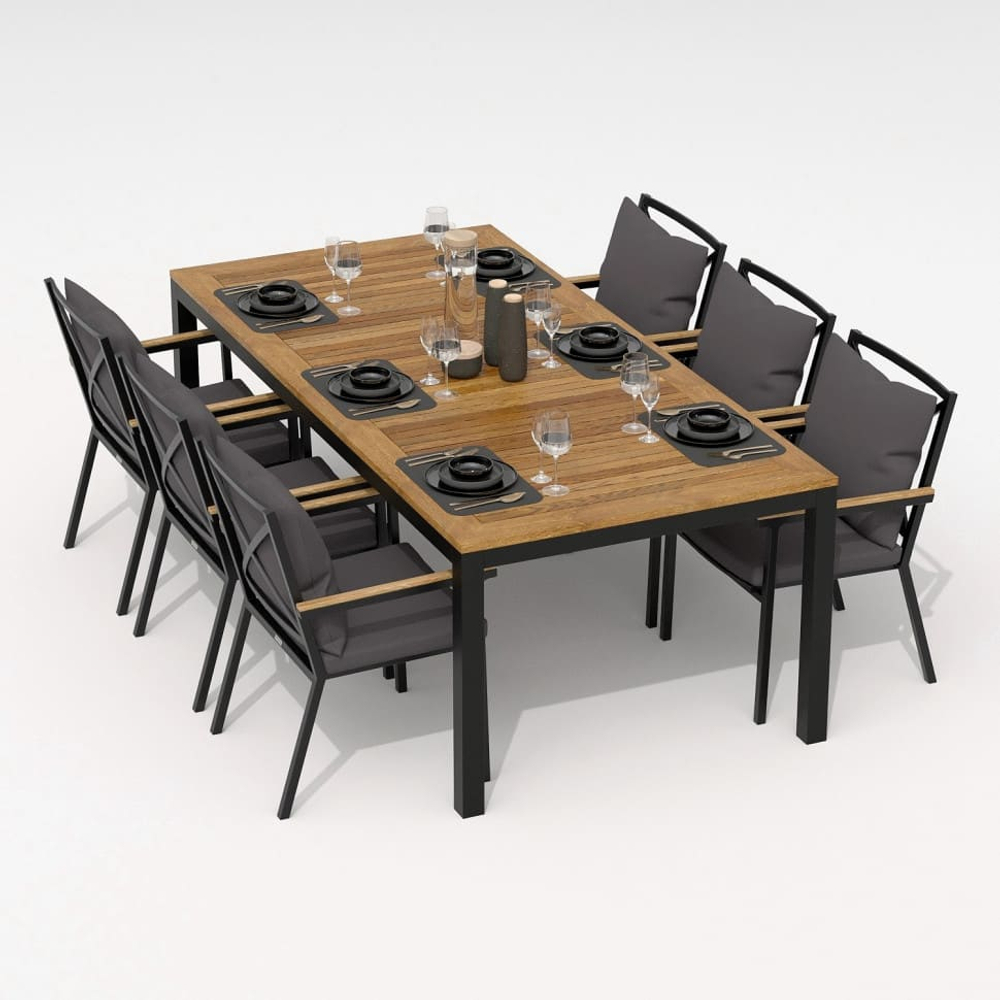 Стул Ideal Patio ФЕСТА плюс антрацит - каркас карбон